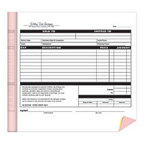 Create Your Own Multi-Part Forms, Custom NCR 3-Part Booklet, 8 1/2 inch; x 11 inch;, Pack Of 5