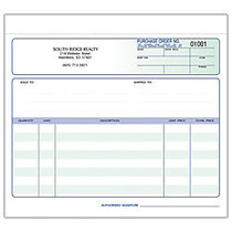 Purchase Order Forms, Ruled, 3-Part, 8 1/2 inch; x 7 inch;, Box Of 250