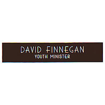 Acrylic Engraved Wall Sign, 2 inch; x 10 inch;