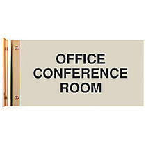 Acrylic Extended Wall Sign, With Holder, 4 inch; x 8 inch;