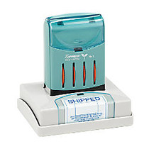 ECO-GREEN Xstamper; 64% Recycled Pre-Inked VersaDater; Stamp, N80, Large, 1 13/16 inch; x 2 9/16 inch; Impression