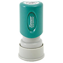 ECO-GREEN Xstamper; Pre-Inked Small Monogram/Logo Stamp, N32 Round, 68% Recycled, 5/8 inch; Diameter Impression