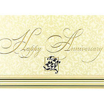 All-Occasion Cards, 5 5/8 inch; x 7 7/8 inch;, Anniversary Stripes, 30% Recycled, Box Of 25