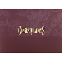 All-Occasion Cards, 5 5/8 inch; x 7 7/8 inch;, Gilded Congratulations, 30% Recycled, Box Of 25