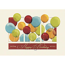 All-Occasion Cards, 7 7/8 inch; x 5 5/8 inch;, Balloons For You, Box Of 25