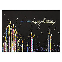 All-Occasion Cards, 7 7/8 inch; x 5 5/8 inch;, Candles and Confetti, 30% Recycled, Box Of 25