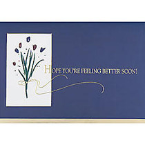 All-Occasion Cards, 7 7/8 inch; x 5 5/8 inch;, Get Well Bouquet, Box Of 25