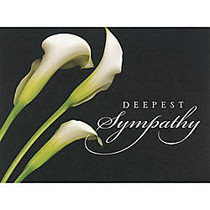 All-Occasion Cards, 7 7/8 inch; x 5 5/8 inch;, The Beauty of Lilies, 30% Recycled, Box Of 25