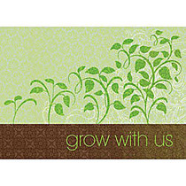 All-Occasion Cards, 7 inch; x 5 inch;, Grow With Us, Box Of 25
