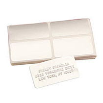 Blank Foil Gift Labels For Custom Embossers, 2 inch; Diameter, Pack Of 40