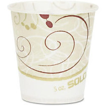 Solo Cold Paper Cups - 5 fl oz - 100 / Pack - Beige - Paper - Cold Drink, Milkshake, Smoothie