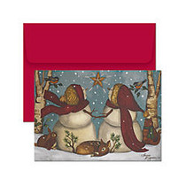 Great Papers!; Holiday Greeting Cards, 7 7/8 inch; x 5 5/8 inch;, Do You See What I See?, Pack Of 18