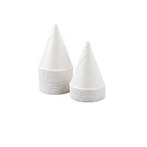 Solo; Cone Water Cups, 4 Oz, White, Case Of 5,000