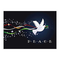 Sample Holiday Card, Peace Soars