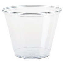 Solo; Squat Plastic Cold Drink Cups, 9 Oz, Clear, 50 Cups Per Bag, Case Of 20 Bags