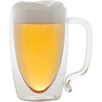 Starfrit 17-ounce Double-wall Glass Beer Mug