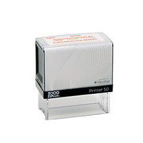 2000 PLUS; Self-Inking Stamp, With Microban;, P50, 1 1/16 inch; x 2 5/8 inch; Impression