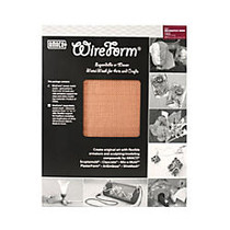 Amaco WireForm Metal Mesh, Copper, Woven Decorative Mesh, 8 Mesh, 16 inch; x 20 inch; Sheets, Pack Of 2