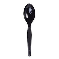 Dixie; Heavy/Medium-Weight Spoons, Black, Pack Of 1,000