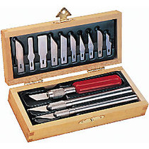 X-Acto; Basic Knife Set With Wood Chest