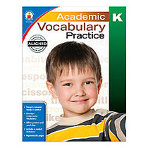 Carson-Dellosa Academic Vocabulary Practice Workbook, Kindergarten