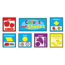 Carson-Dellosa Quick Stick Bulletin Board Set, Colors And Shapes