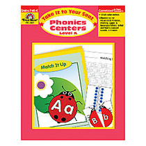 Evan-Moor; Take It To Your Seat Phonics Centers, Level A, Grades PreK-K