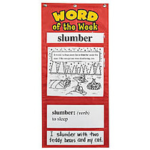 Learning Resources Word Of The Week Chart Set, 13 inch; x 28 inch;, Red, Grade 3 - Grade 4