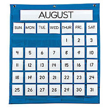 Pacon; Monthly Calendar Pocket Chart, 25 inch; x 28 inch;, Blue