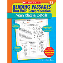 Scholastic Comprehension &mdash; Main Idea &mdash; Grades 2-3