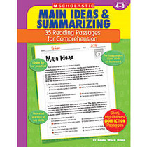 Scholastic Comprehension &mdash; Main Idea &mdash; Grades 4-8
