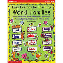 Scholastic Easy Lessons For Teaching Word Families