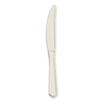 LC Industries Heavyweight Knives, White, Bag Of 25
