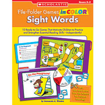 Scholastic File Folder Games &mdash; Sight Words