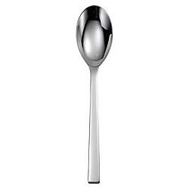 Office Settings Chef's Table Serving Spoons, 9 3/4 inch;, Stainless Steel, Box Of 6