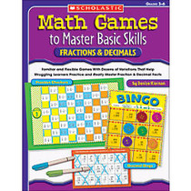 Scholastic Math Games &mdash; Fractions/Decimals