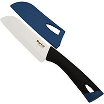 Starfrit Ceramic Santoku Knife, 5 inch;, Blue