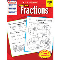 Scholastic Success With: Fractions Workbook, Grade 4