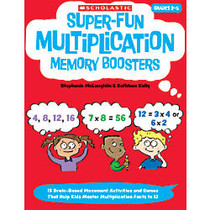 Scholastic Super-Fun Multiplication Memory Boosters