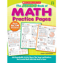 Scholastic The Jumbo Book Of Math Practice Pages