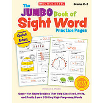 Scholastic The Jumbo Book Of Sight Word Practice Pages