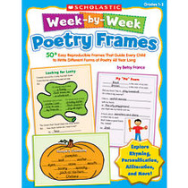 Scholastic Week-by-Week Poetry Frames