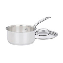 Cuisinart&trade; Chef's Classic Saucepan With Cover, 1 Quart, Stainless Steel