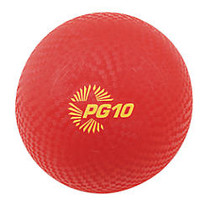 Champion Sports Playground Ball, 10 inch;, Red