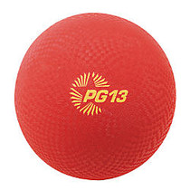 Champion Sports Playground Ball, 13 inch;, Red