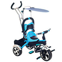 Lil' Rider 2-in-1 Stroller Tricycle Trainer, 41 inch;H x 33 1/2 inch;W x 15 1/2 inch;D, Blue