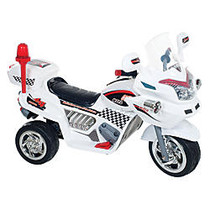 Lil' Rider Ride-On Police Connection Bike Trike, White