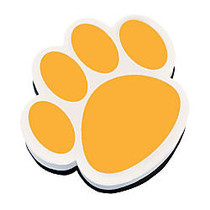 Ashley Productions Magnetic Whiteboard Erasers, 3 3/4 inch;, Gold Paw, Pack Of 6