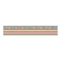 Barker Creek Double-Sided Straight-Edge Border Strips, 3 inch; x 35 inch;, Pink Lemonade, Pack Of 12