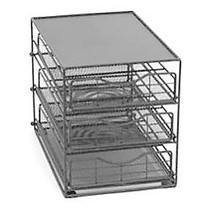 Lipper #8670 3 Tier In Cabniet 45 Coffee Pod Drawer with Tilt Down Drawers